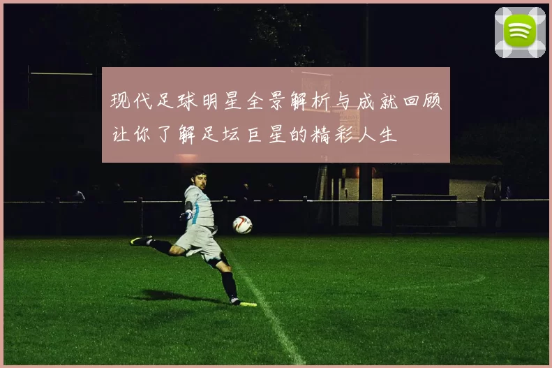现代足球明星全景解析与成就回顾让你了解足坛巨星的精彩人生